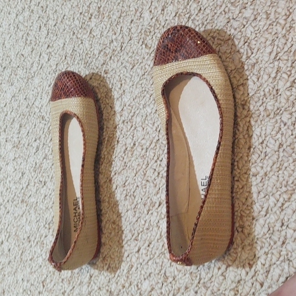 Michael by Michael Kors Burnt Orange Hanna Ballet Flats Sz 7 NWT - Picture 6 of 6